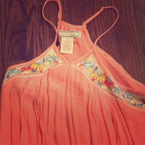 Flying tomato peach maxi dress